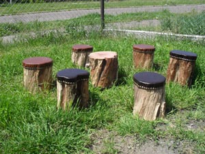drveni taburici